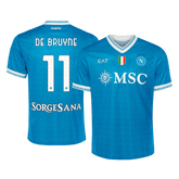Męska Koszulka Domowa Napoli DE BRUYNE #11 2025/26 - Topowe Koszulki Pilkarskie Sklep Internetowy