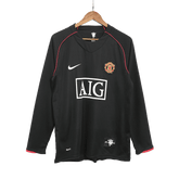 Retro 2007/08 Męska Koszulka Wyjazdowa MU z Długim Rękawem - Topowe Koszulki Pilkarskie Sklep Internetowy