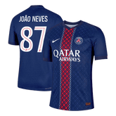 PSG João Neves #87 Herren-Heimtrikot 2025/26 Fußballversion - Slim Fit