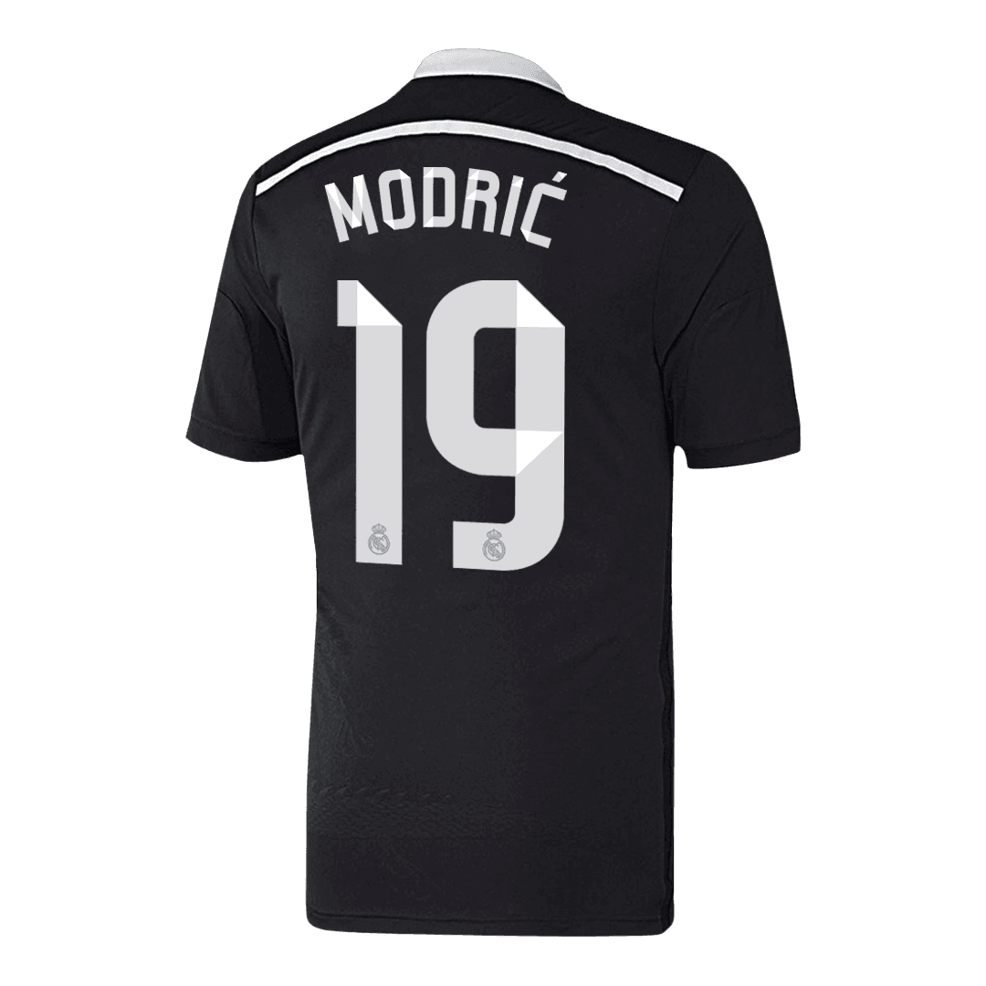 Męska Koszulka Retro Trzecia Wyjazdowa Real Madrid MODRIĆ #19 2014/15 - Topowe Koszulki Pilkarskie Sklep Internetowy