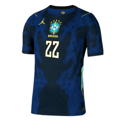 Męska koszulka Brazylii wyjazdowa JOÃO PEDRO #22 wersja zawodnicza - Mundial 2026