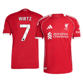 Męska Koszulka Domowa Liverpool WIRTZ #7 Wersja Piłkarska 2025/26 - Slim Fit - Topowe Koszulki Pilkarskie Sklep Internetowy