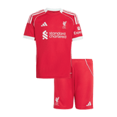 Dziecięcy Zestaw Domowy Liverpool (Koszulka+Spodenki) 2025/26 - Topowe Koszulki Pilkarskie Sklep Internetowy