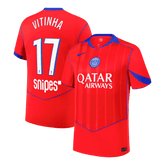 PSG Vitinha #17 2025/26 Herren Auswärtstrikot (Drittes Trikot)