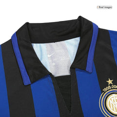 Męska domowa koszulka piłkarska Retro 2007/08 Inter Mediolan - Topowe Koszulki Pilkarskie Sklep Internetowy