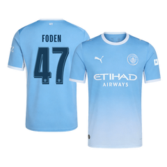 Męska koszulka Manchesteru City domowa FODEN #47 2026/27 - UCL