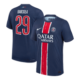 Męska Koszulka Domowa PSG BARCOLA #29 Wersja Piłkarska 2024/25 - UCL - Slim Fit - Topowe Koszulki Pilkarskie Sklep Internetowy