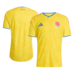 Męska Koszulka Domowa Colombia Wersja Piłkarska World Cup 2026 - Slim Fit