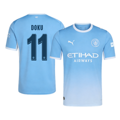 Męska koszulka Manchesteru City domowa DOKU #11 2026/27 - UCL