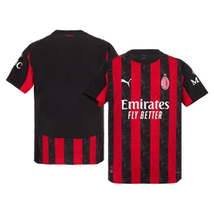 Męska Koszulka Domowa AC Milan Wersja Piłkarska 2025/26 - Slim Fit - Topowe Koszulki Pilkarskie Sklep Internetowy