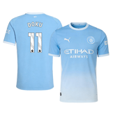 Męska koszulka Manchesteru City domowa DOKU #11 wersja zawodnicza 2026/27