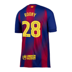 Męska Koszulka Domowa Barcelona ROONY #28 2025/26 - UCL
