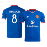 Męska wyjazdowa koszulka Manchesteru United 2026/27 – B. FERNANDES #8 (UCL)