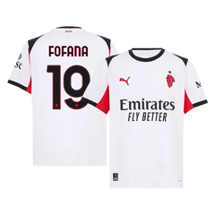 Męska Koszulka Wyjazdowa AC Milan FOFANA #19 2025/26 - Topowe Koszulki Pilkarskie Sklep Internetowy