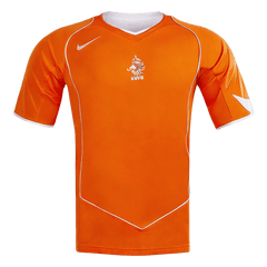 Męska Koszulka Retro Domowa Netherlands 2004