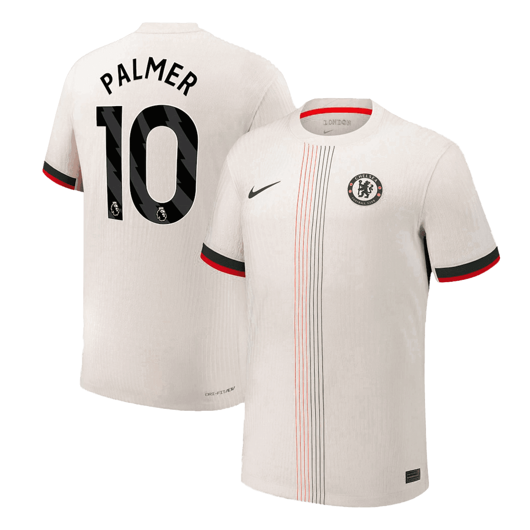 Męska Koszulka Wyjazdowa Chelsea PALMER #10 Wersja Piłkarska 2025/26 - Slim Fit - Topowe Koszulki Pilkarskie Sklep Internetowy