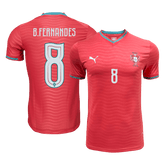 Męska Koszulka Domowa Portugal B.FERNANDES #8 Wersja Piłkarska World Cup 2026 - Slim Fit