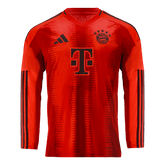 Męska Domowa Koszulka z Długim Rękawem Bayern Munich 2024/25 - Topowe Koszulki Pilkarskie Sklep Internetowy