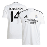Męska TCHOUAMENI #14 Real Madryt Home Wysokiej jakości koszulka piłkarska 2024/25 - Topowe Koszulki Pilkarskie Sklep Internetowy