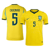 Męska koszulka Brazylii domowa CASEMIRO #5 wersja zawodnicza - Mundial 2026
