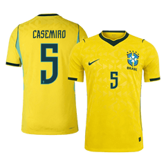 Męska koszulka Brazylii domowa CASEMIRO #5 wersja zawodnicza - Mundial 2026