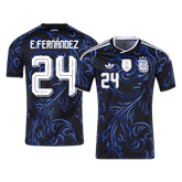 Męska koszulka Argentyny wyjazdowa E. FERNÁNDEZ #24 - Mundial 2026