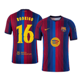 Męska domowa koszulka FC Barcelony 2026/27 – RODRIGO #16 (wersja zawodnicza, UCL)