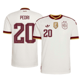 Męska koszulka Hiszpanii Champion Edition wyjazdowa PEDRI #20 wersja zawodnicza - Mundial 2026