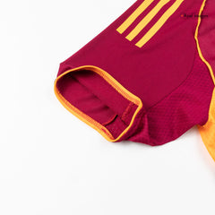 Męska Koszulka Domowa Roma Wersja Piłkarska 2025/26 - Slim Fit