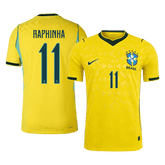 Męska koszulka Brazylii domowa RAPHINHA #11 wersja zawodnicza - Mundial 2026