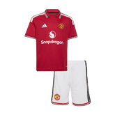 Dziecięcy zestaw Manchesteru United domowa 2026/27