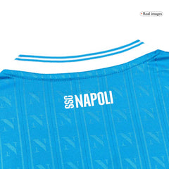 Męska Koszulka Domowa Napoli Wersja Piłkarska 2025/26 - Slim Fit
