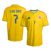 Męska Koszulka Domowa Colombia LUIS DíAZ #7 World Cup 2026