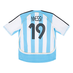 Męska Koszulka Retro Domowa Argentina MESSI #19 2006 - Topowe Koszulki Pilkarskie Sklep Internetowy