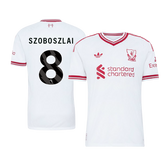 Męska koszulka Liverpoolu wyjazdowa SZOBOSZLAI #8 wersja zawodnicza 2026/27