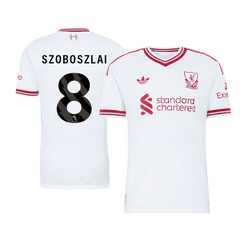 Męska koszulka Liverpoolu wyjazdowa SZOBOSZLAI #8 wersja zawodnicza 2026/27