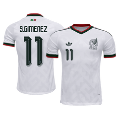Męska koszulka Meksyku wyjazdowa S.GIMENEZ #11 wersja zawodnicza - Mundial 2026
