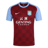 Męska koszulka Aston Villa domowa Retro 2011/12