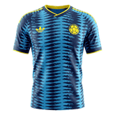 Męska Koszulka Wyjazdowa Colombia Wersja Piłkarska World Cup 2026 - Slim Fit