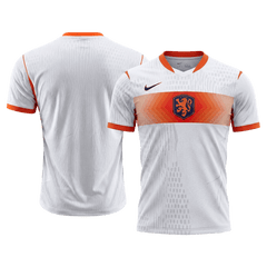 Męska Koszulka Wyjazdowa Netherlands Wersja Piłkarska World Cup 2026 - Slim Fit