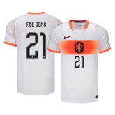 Męska koszulka Holandii wyjazdowa F.DE JONG #21 - Mundial 2026
