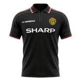 Męska Koszulka Retro Wyjazdowa Manchester United 1998