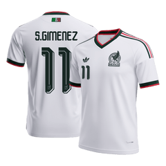 Męska koszulka Meksyku wyjazdowa S.GIMENEZ #11 - Mundial 2026