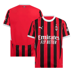 Męska koszulka piłkarska AC Milan Home 2024/25 - Topowe Koszulki Pilkarskie Sklep Internetowy