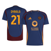 Męska Trzecia Koszulka Wyjazdowa AS Roma DYBALA #21 2024/25 - Topowe Koszulki Pilkarskie Sklep Internetowy