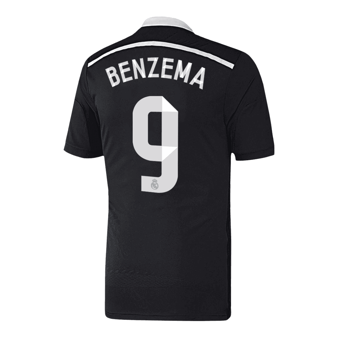 Męska Koszulka Retro Trzecia Wyjazdowa Real Madrid BENZEMA #9 2014/15 - Topowe Koszulki Pilkarskie Sklep Internetowy