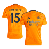 ARDA GÜLER #15 Męska koszulka wyjazdowa Real Madrid 2024/25 - Topowe Koszulki Pilkarskie Sklep Internetowy