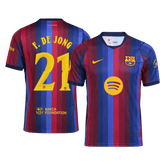 Męska koszulka Barcelony domowa F. DE JONG #21 2026/27 - UCL
