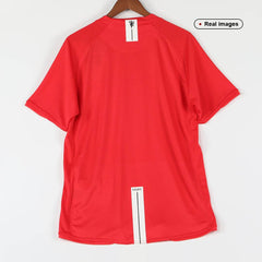 Męska retro koszulka piłkarska Manchester United domowa z sezonu 2007/08 - Topowe Koszulki Pilkarskie Sklep Internetowy