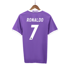 Męska Koszulka Retro Wyjazdowa Real Madrid RONALDO #7 2016/17 - Topowe Koszulki Pilkarskie Sklep Internetowy